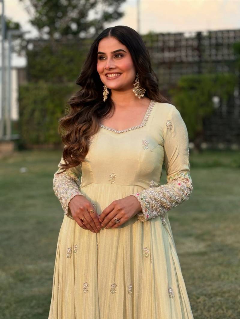 Ruhi S 528 Georgette Embroidery Worked Gown Collection