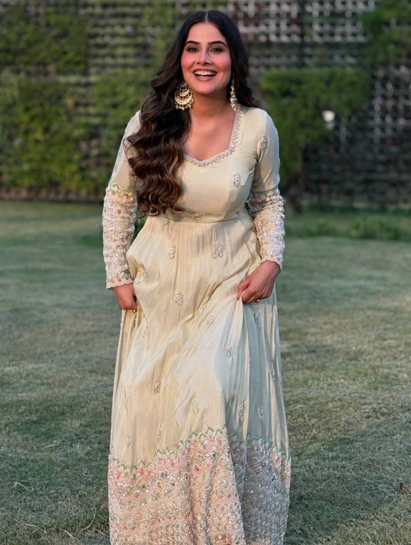 Ruhi S 528 Georgette Embroidery Worked Gown Collection