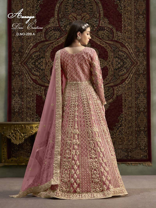 Aanaya Vol 209 A Net Fancy Wedding Wear Gown